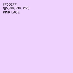 #F0D2FF - Pink Lace Color Image